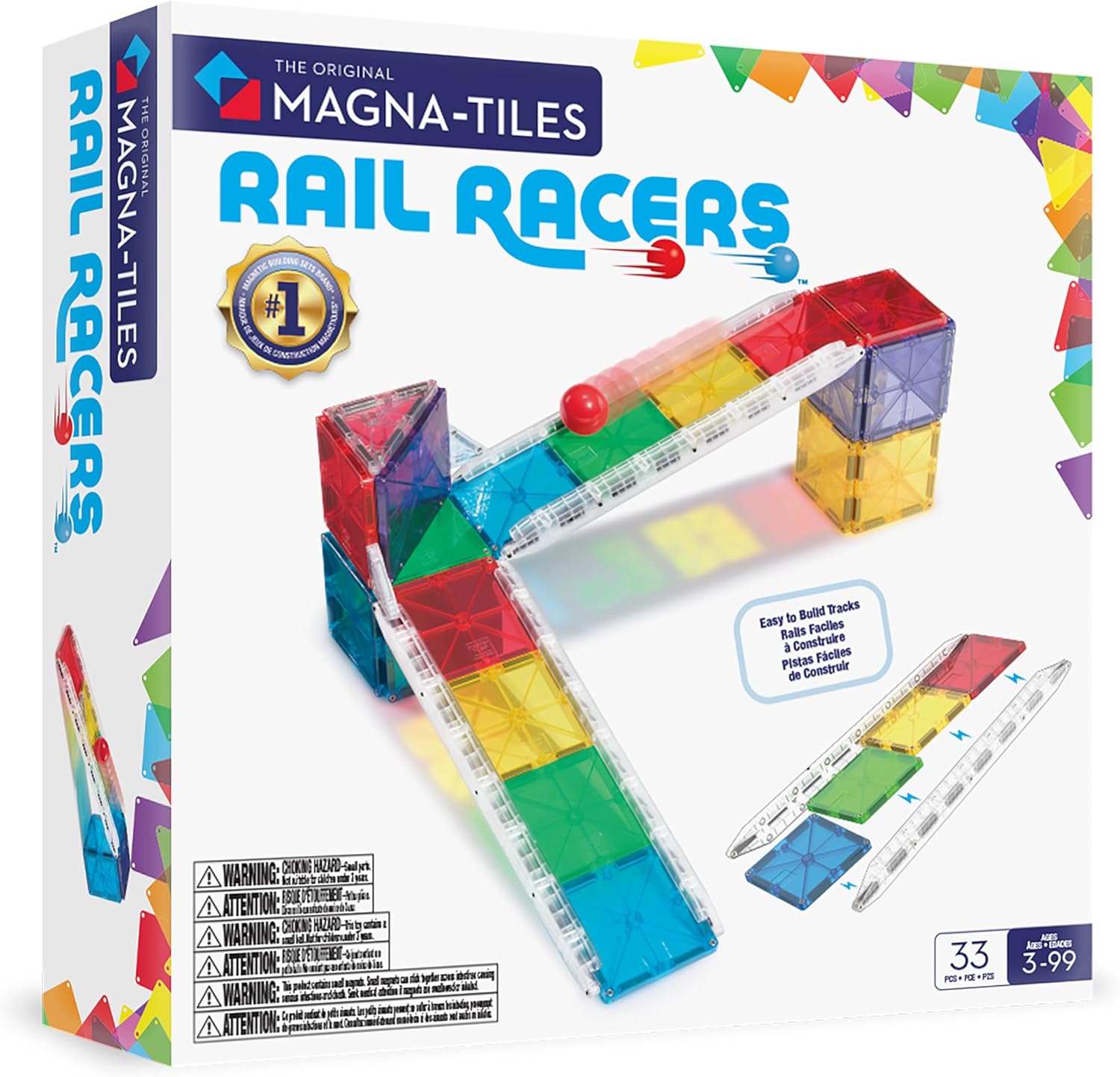 MAGNA-TILES Rail Racers