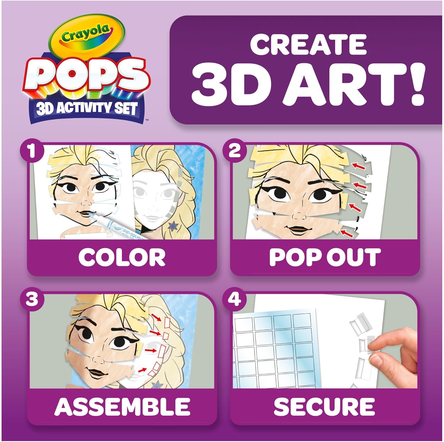 Crayola Pops 3D Activity Set - Frozen