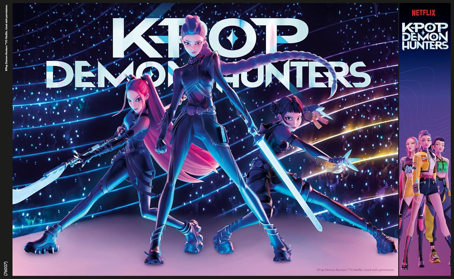 Ravensburger KPop Demon Hunters 500 pc Round Puzzle