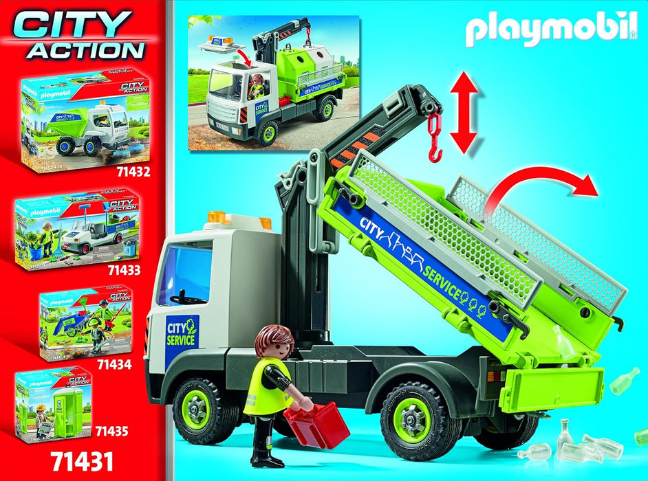 Playmobil Glass Recycling Truck with Container (71431)