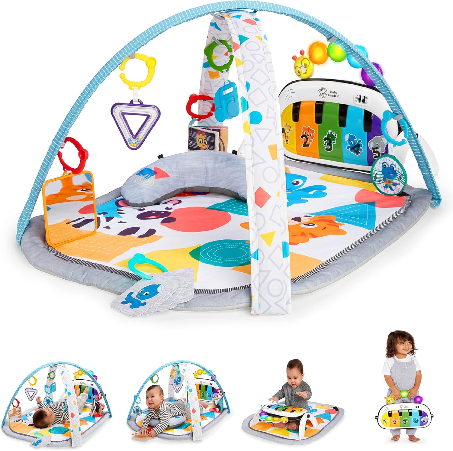 Baby Einstein 4-in-1 Kickin' Tunes Music and Language Discovery Gym