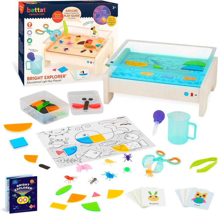 Battat Education Bright Explorer Light Box Playset