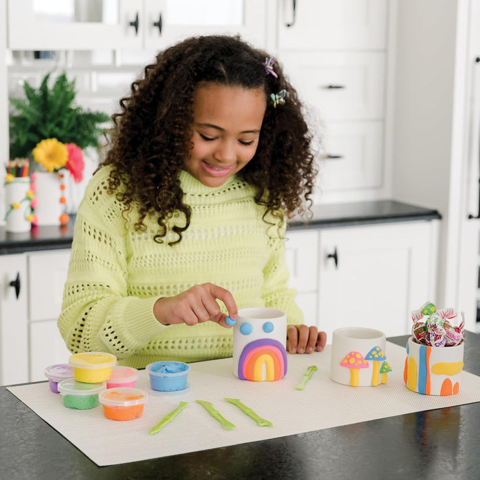 Mindwares Clay Magic Planters Craft Kit