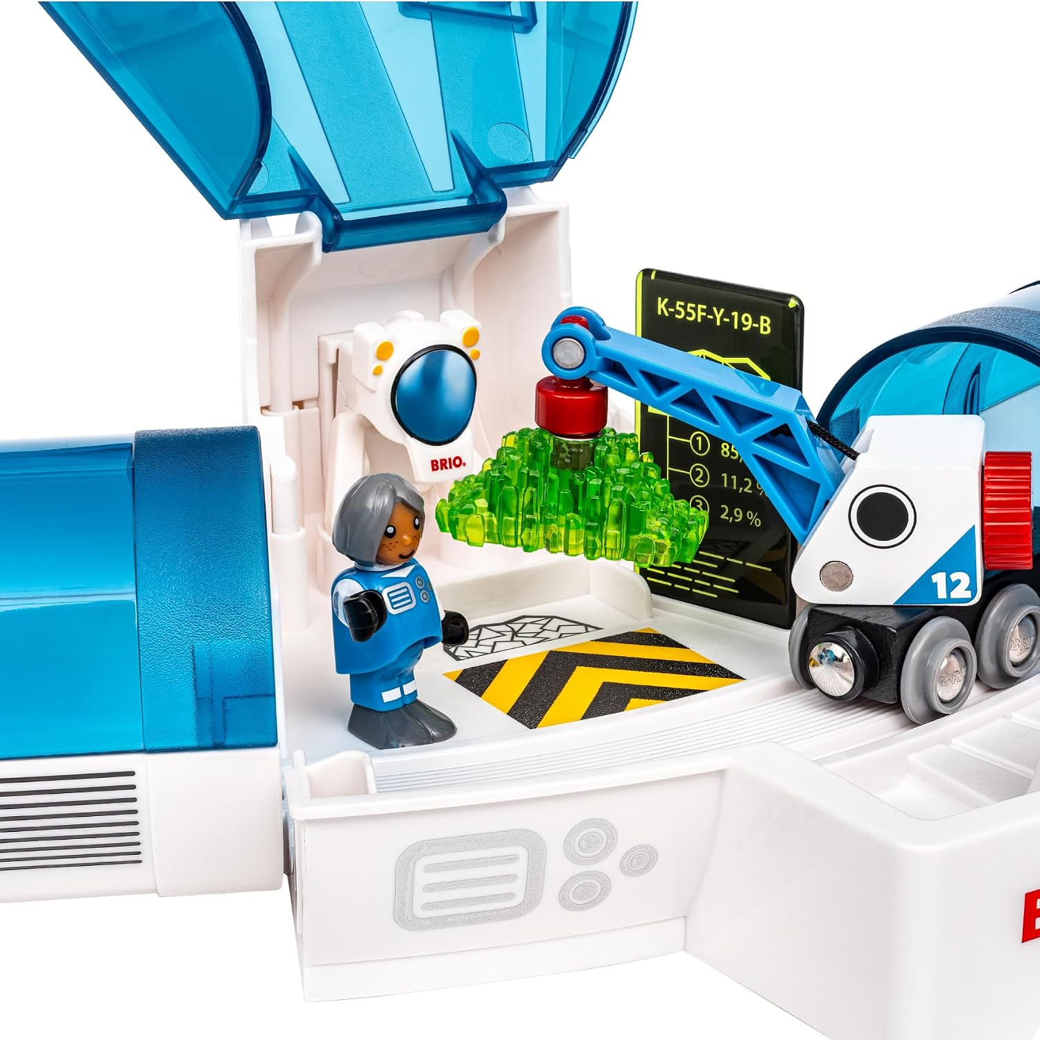 BRIO World Space Deluxe Wooden Train Set – Ultimate Railway Playset (Ages 3+)