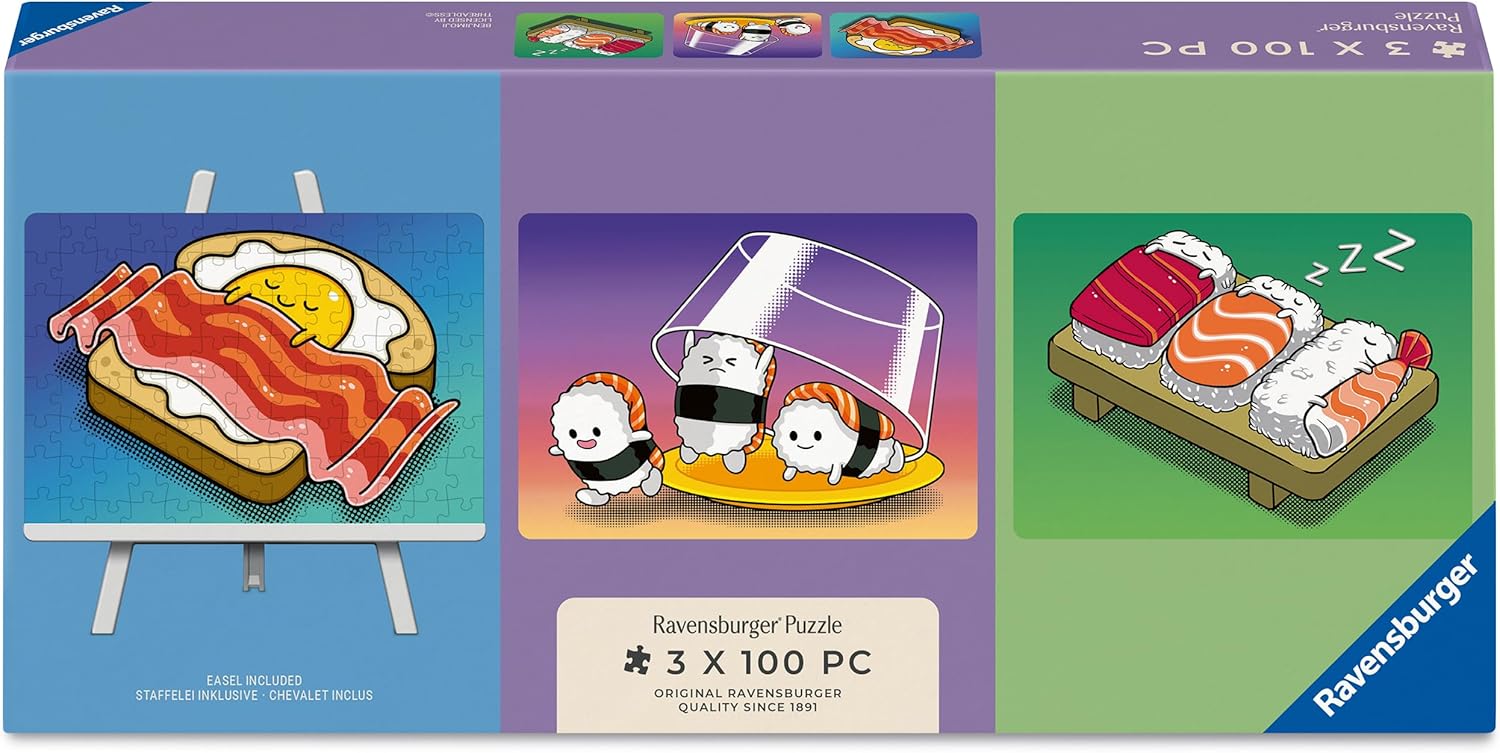 Kawaii Breakfast, Lunch, Dinner 100-piece puzzle