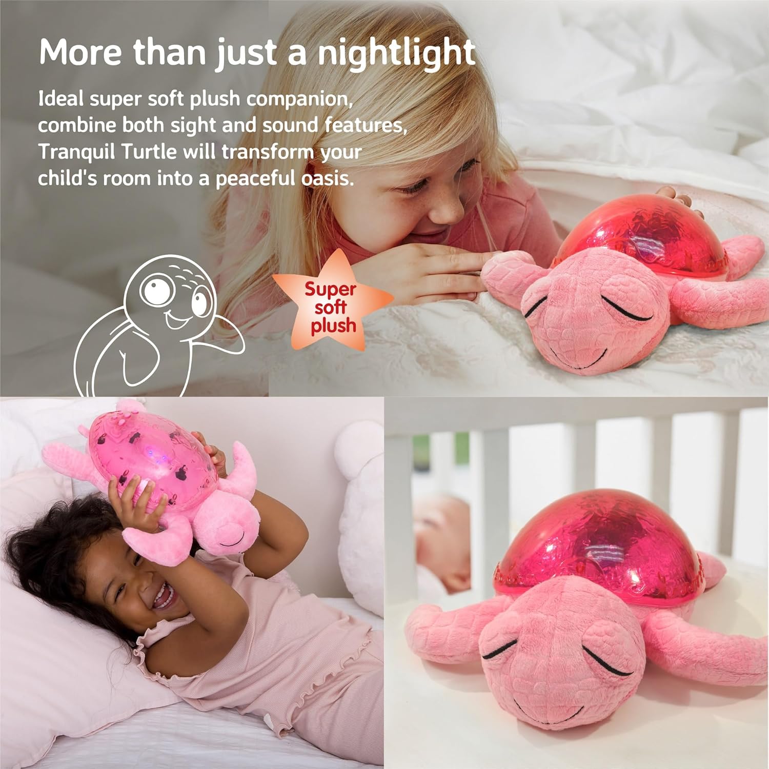 Tranquil Turtle™ Rechargeable- Pink