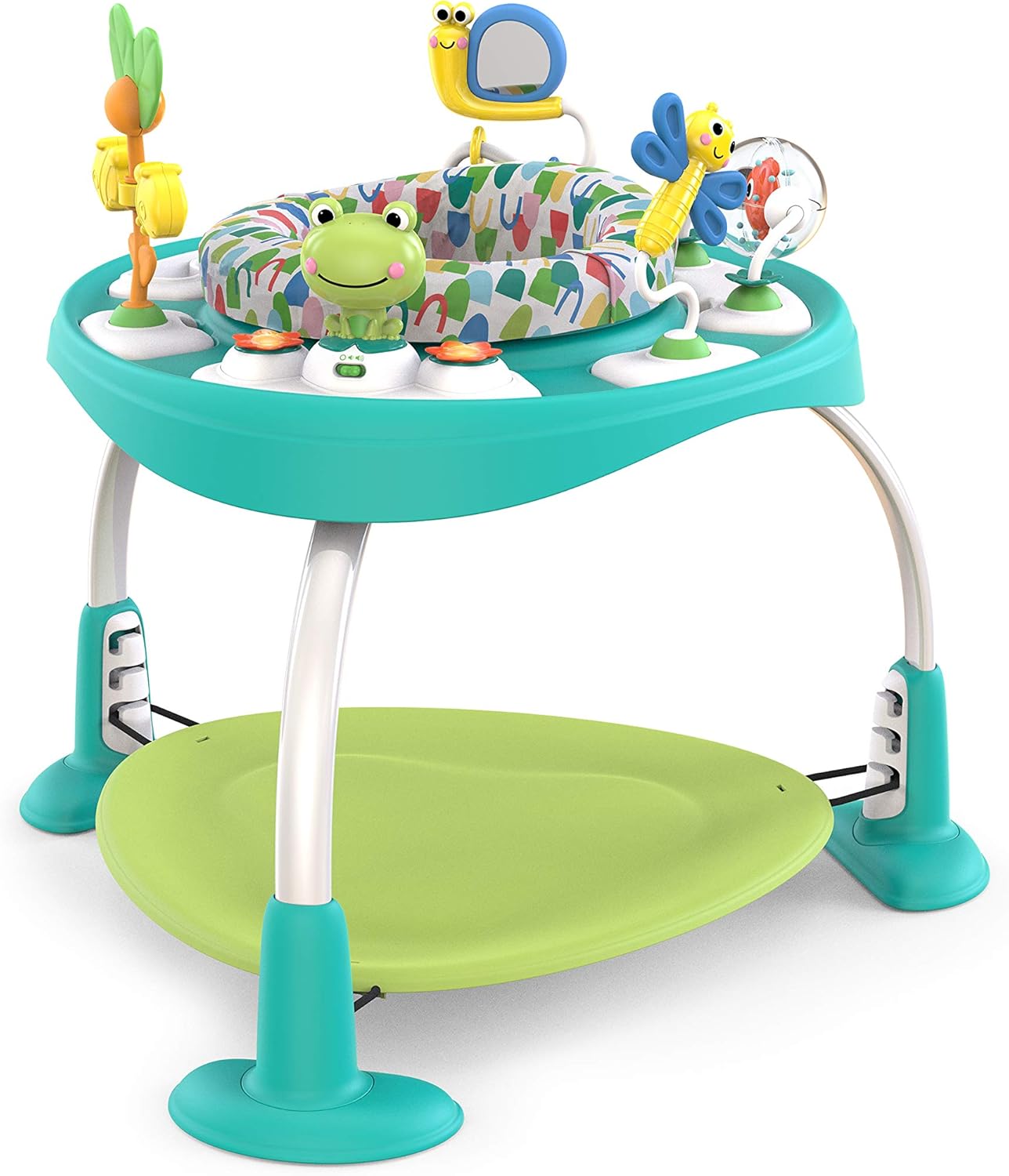 Bright Starts Bounce Bounce Baby 2-in-1 Activity Jumper & Table - Playful Pond
