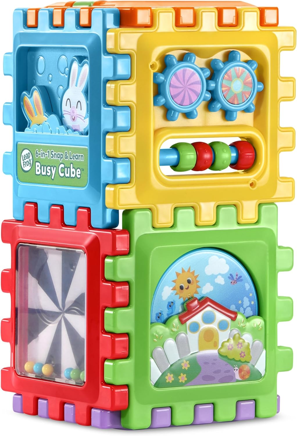 LeapFrog 6-in-1 Snap and Learn Busy Cube - Bright Bean Toys