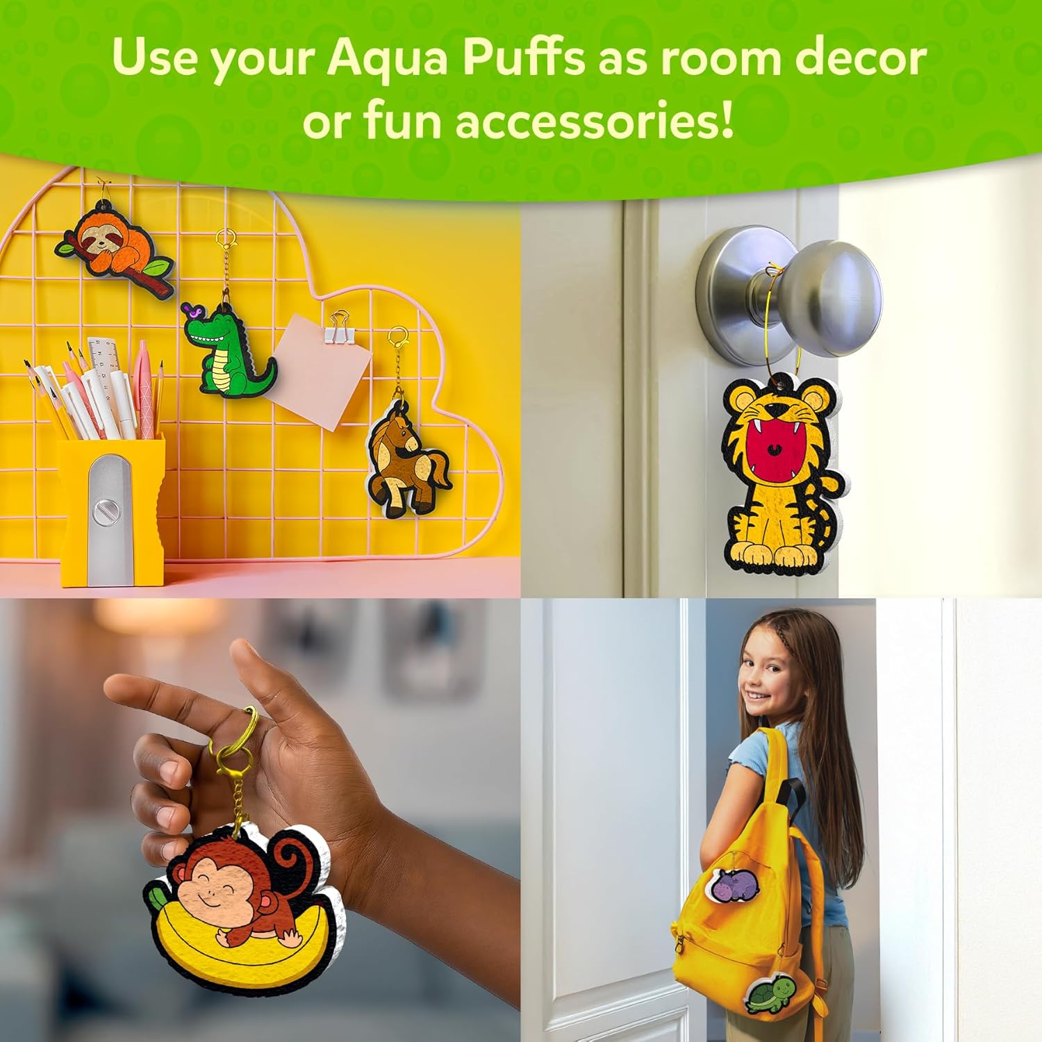 Skillmatics Aqua Puffs: Animals – Water-Activated Colour & Craft Activity