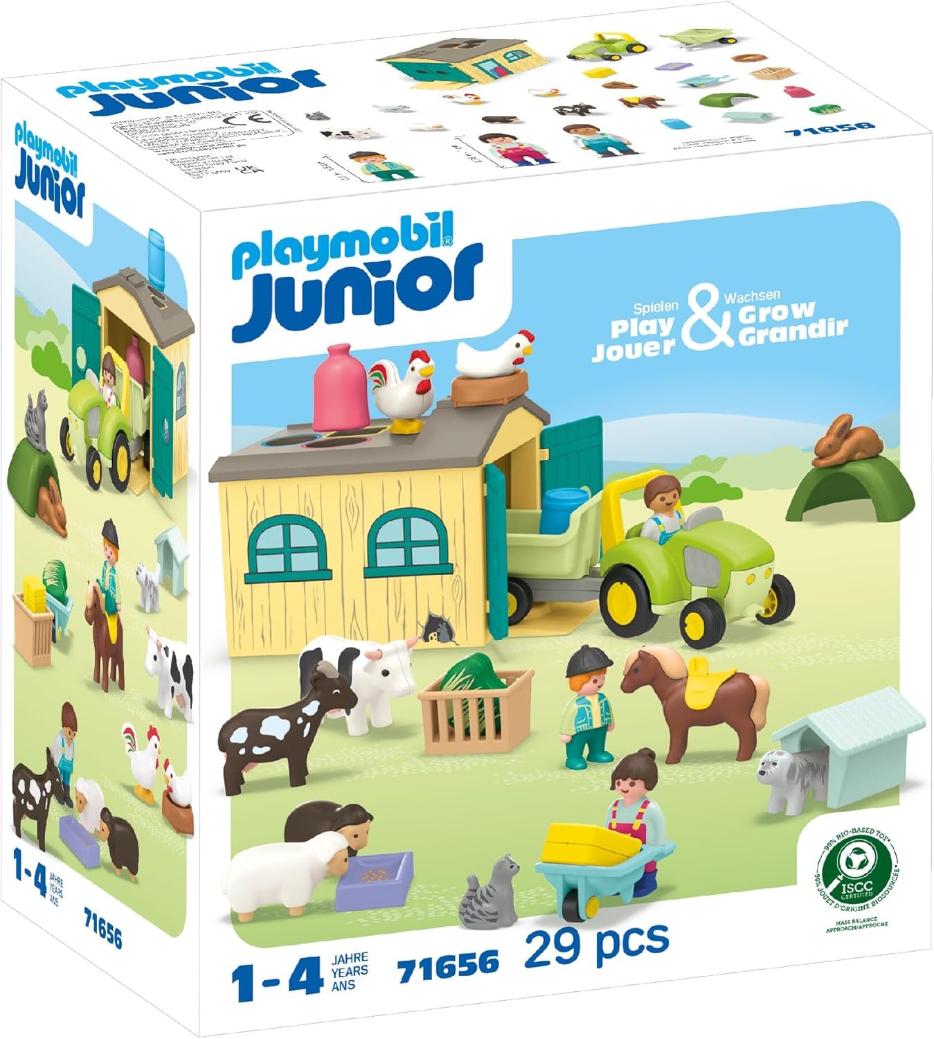 Playmobil JUNIOR: Farm Adventure with Tractor