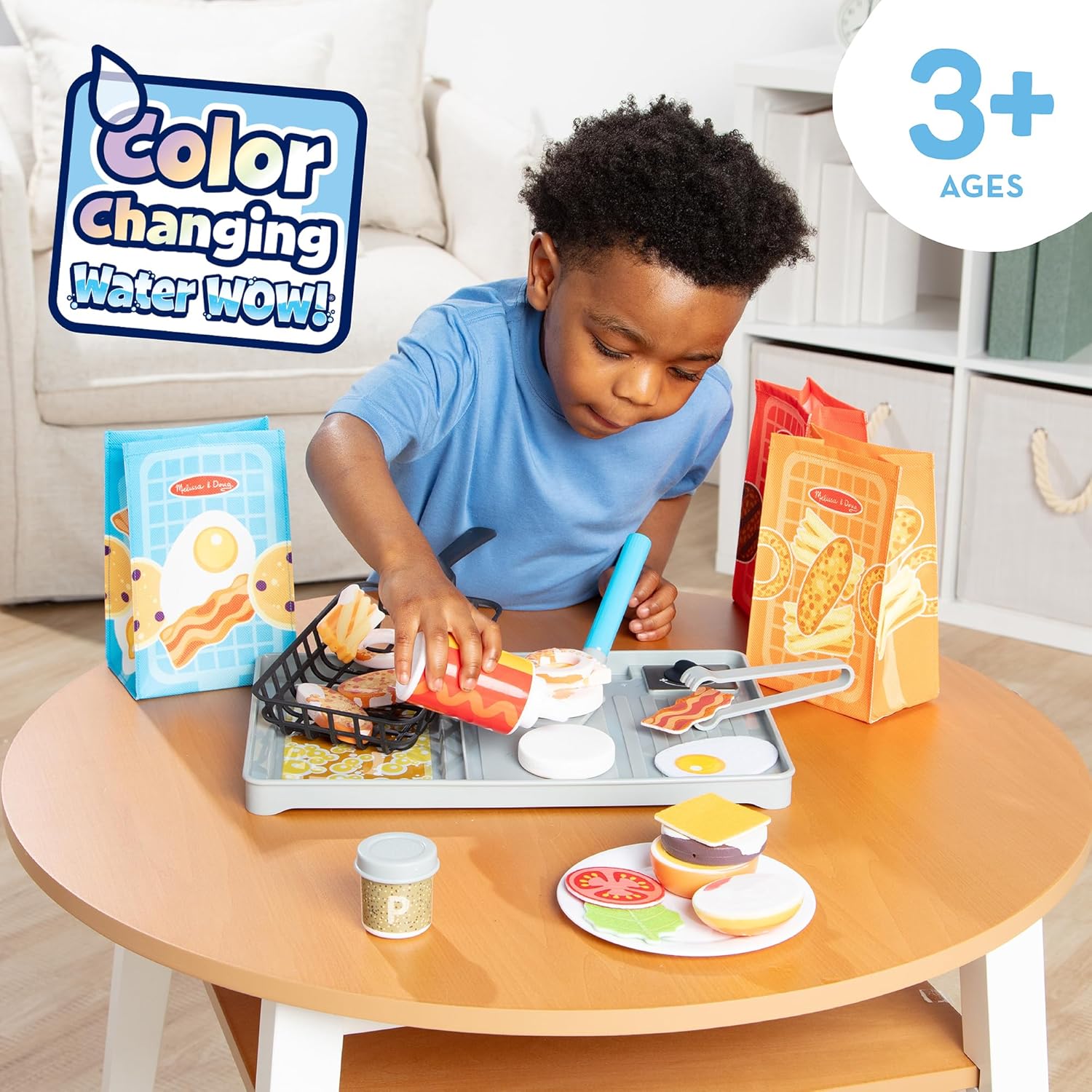 Melissa and Doug Flip Fry Grill Play Set