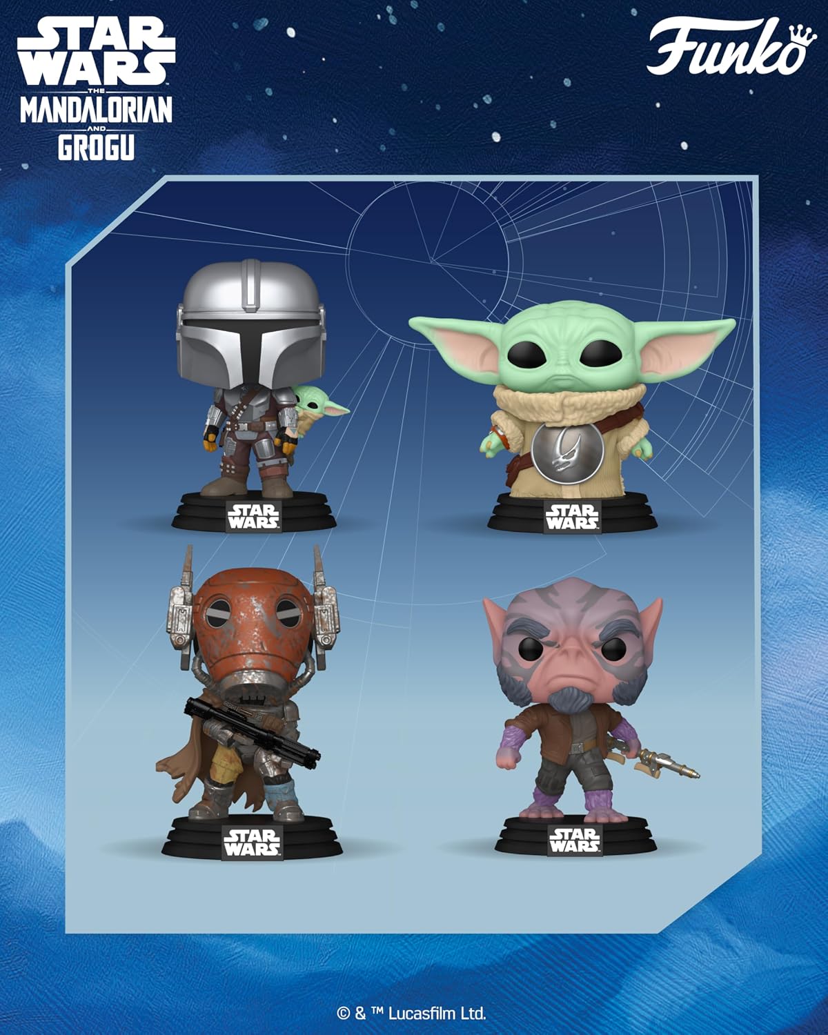 Funko Pop! Star Wars The Mandalorian & Grogu - Zeb Orrelios Collectible Vinyl Figure Series 1 Figure #5 (4 inches)