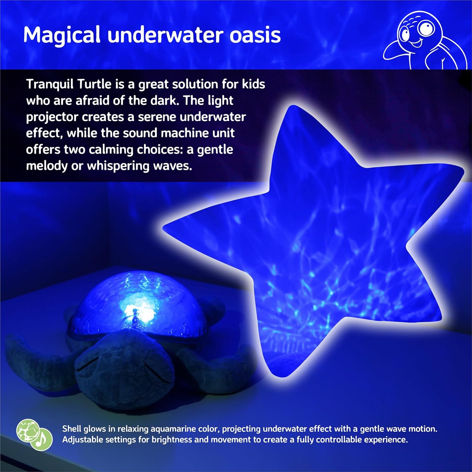 Tranquil Turtle™ Rechargeable- Ocean