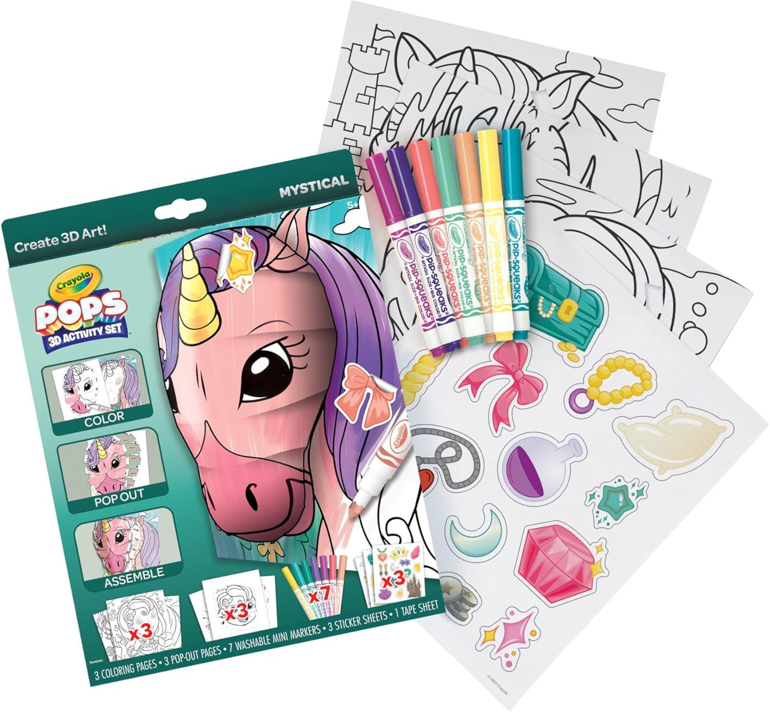 Crayola Pops 3D Activity Set - Mystical