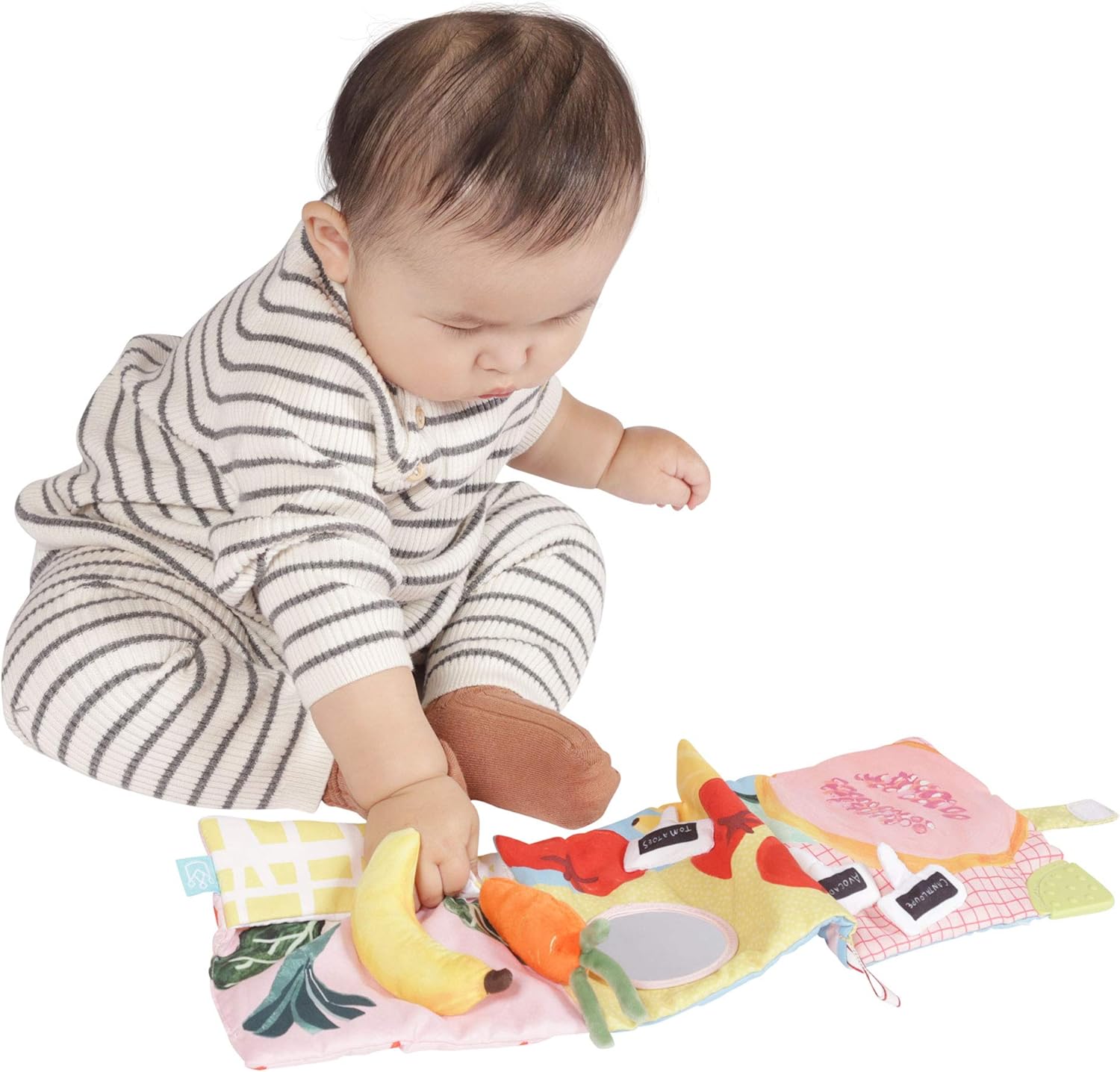 Manhattan Toys Mini-Apple Farm Soft Activity Crinkle Book