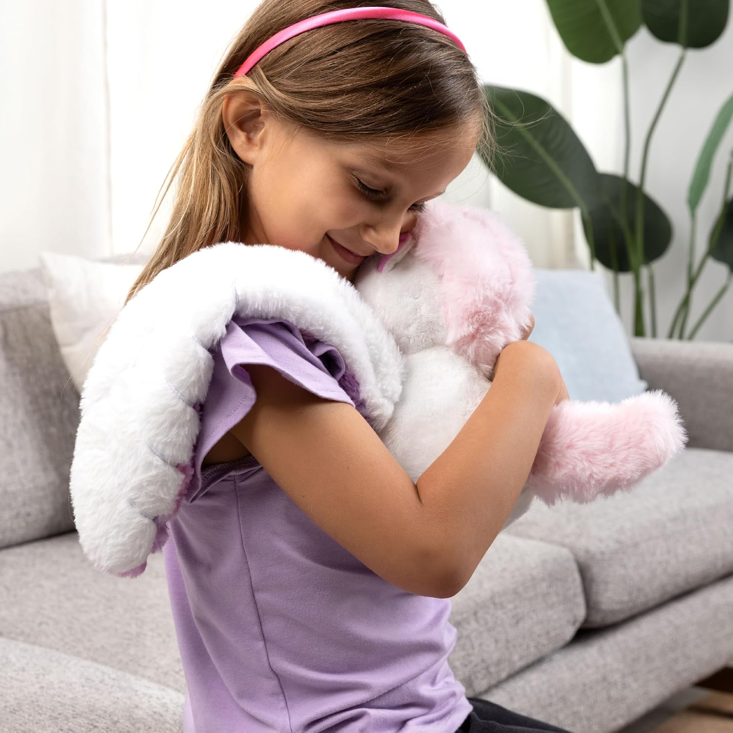 Hugimals Echo the Unicorn – Weighted Stuffed Animal (Ages 2+)