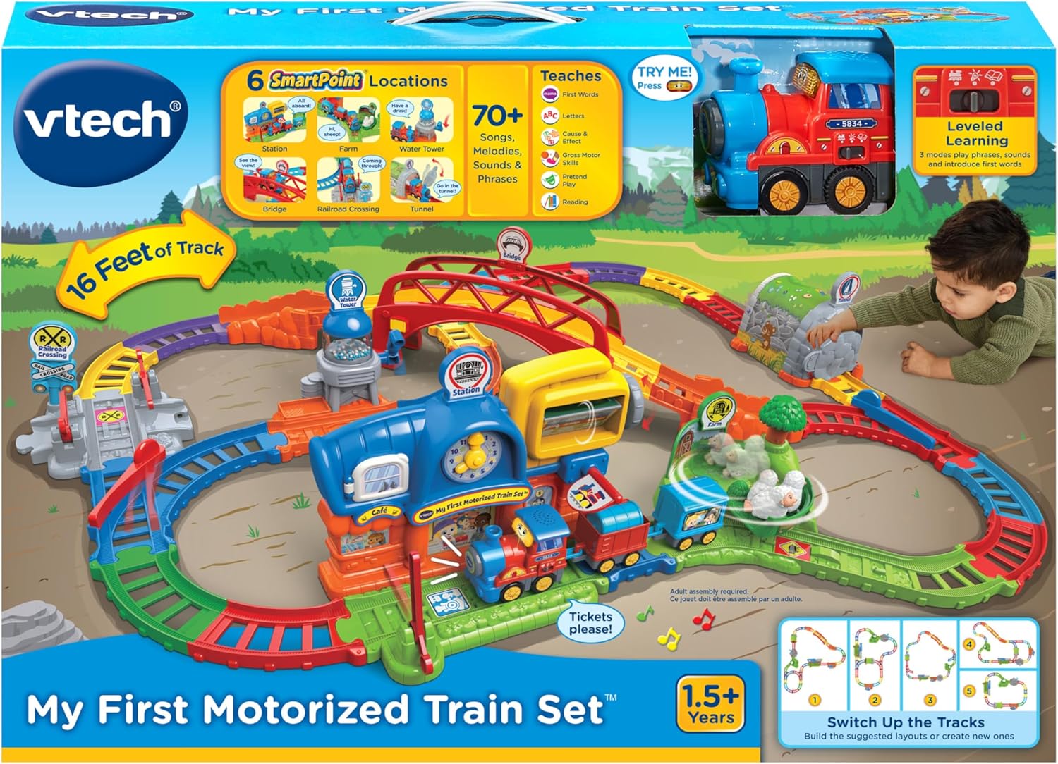 VTech® My First Motorized Train Set™