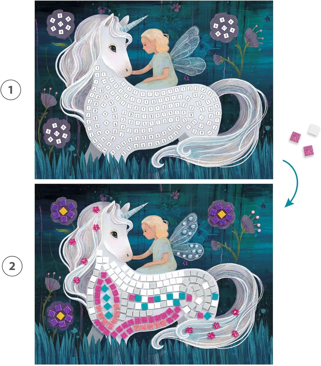 Djeco Mosaic Kit The Enchanted World