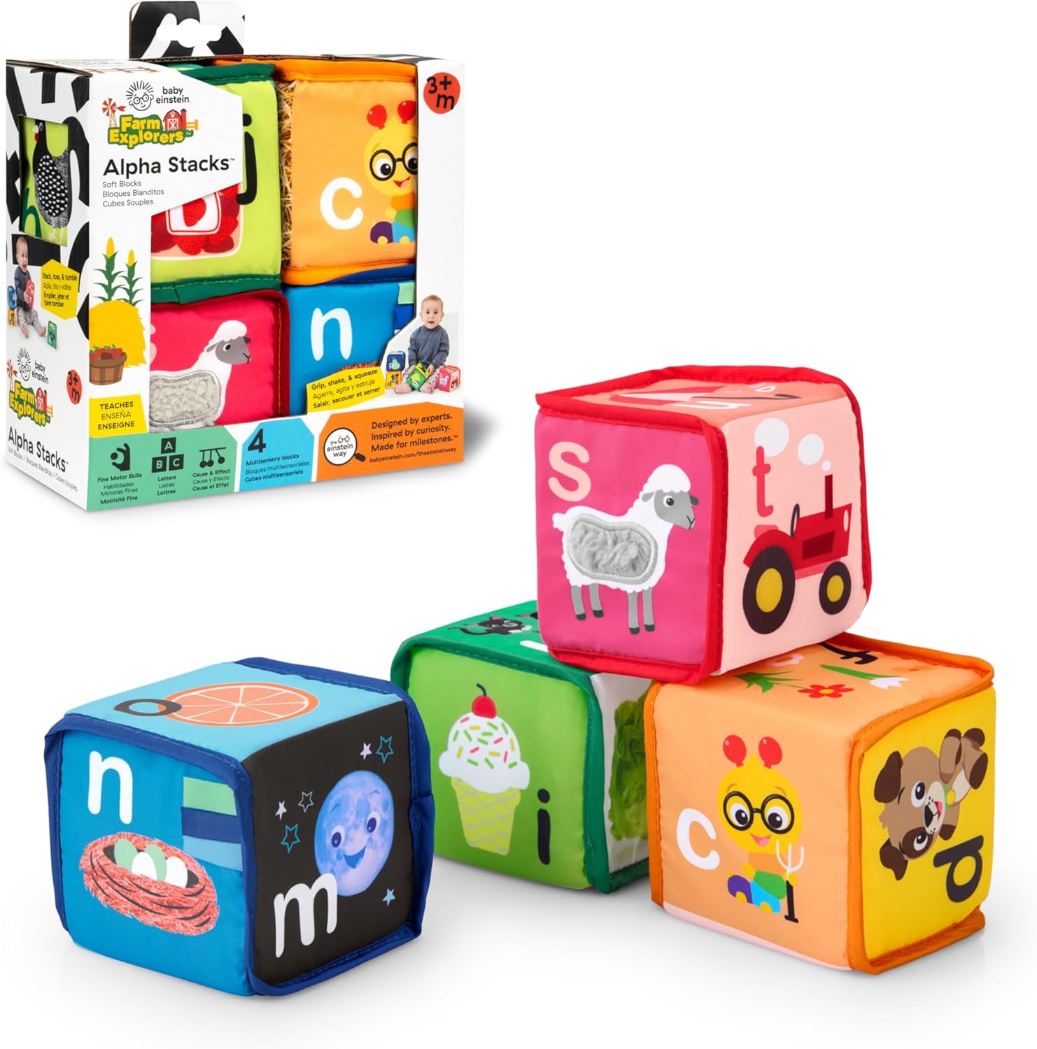 Baby Einstein Farm ABC Blocks