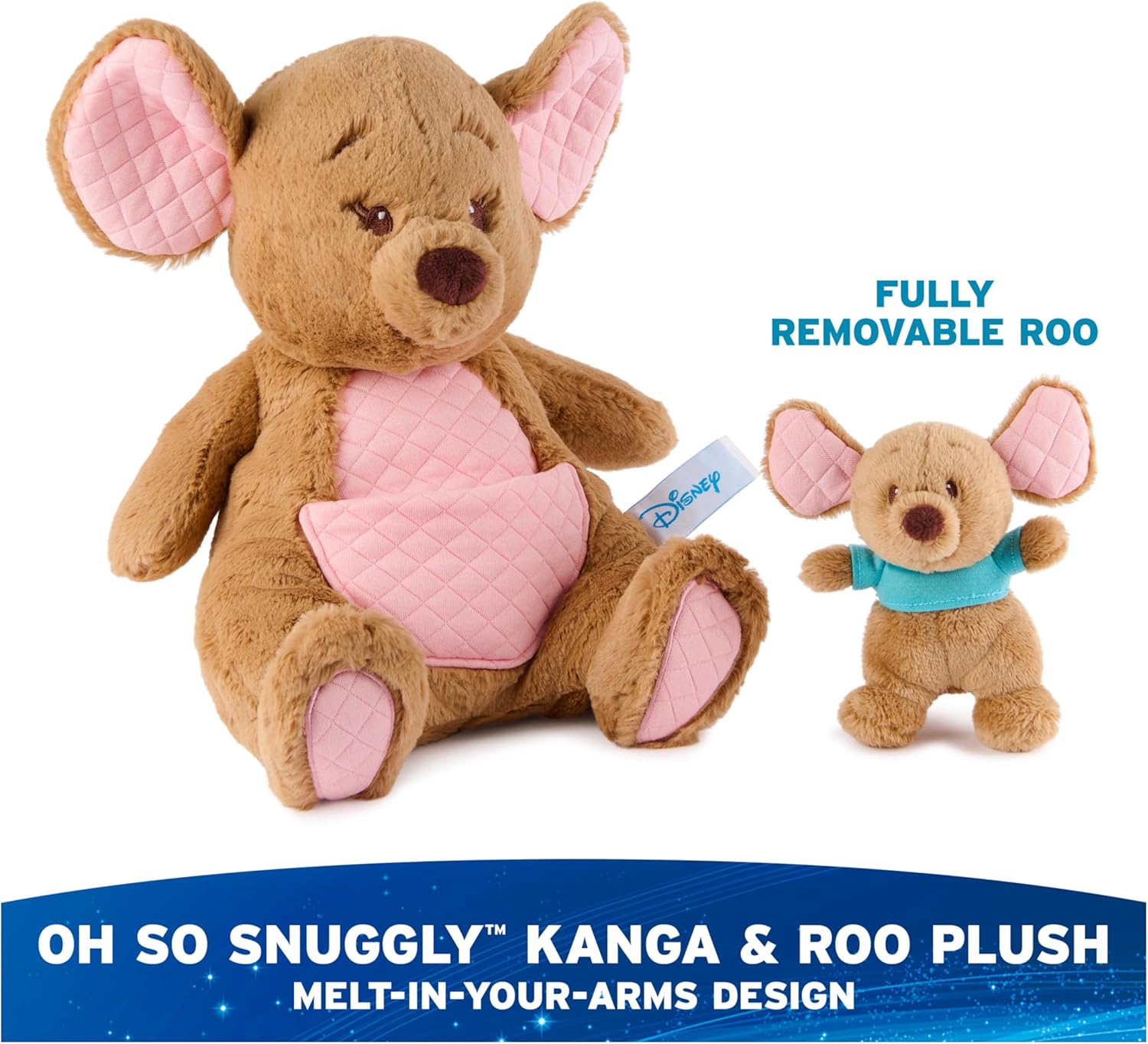 Gund 12" Oh So Snuggly Disney - Kanga and Roo