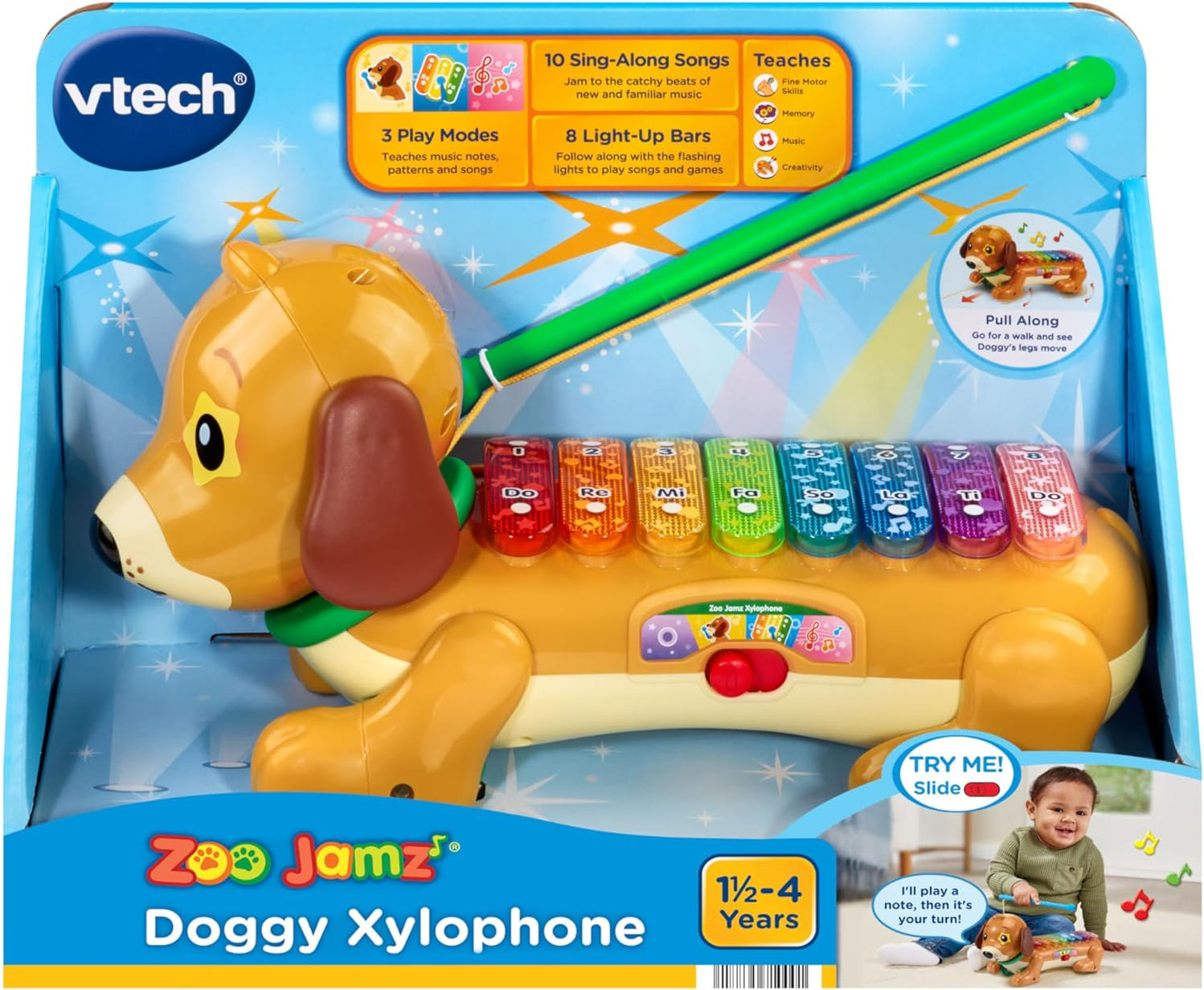 VTech® Zoo Jamz® Doggy Xylophone — Bright Bean Toys