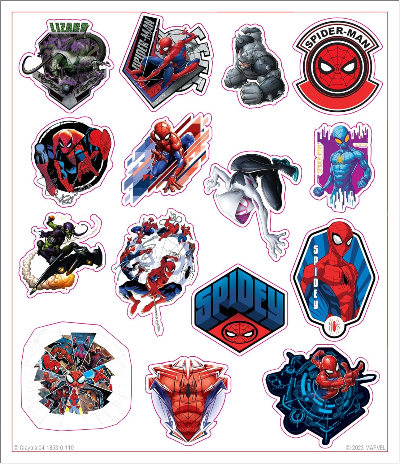 Crayola Pops 3D Activity Set - Spiderman