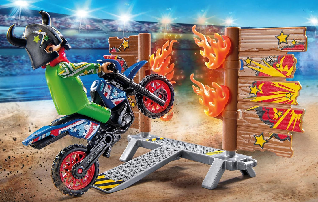 PLAYMOBIL 71577 Motocross Bike Mit Raptor - 18-teiliges Set, Für Kinder Ab 4 Jahren