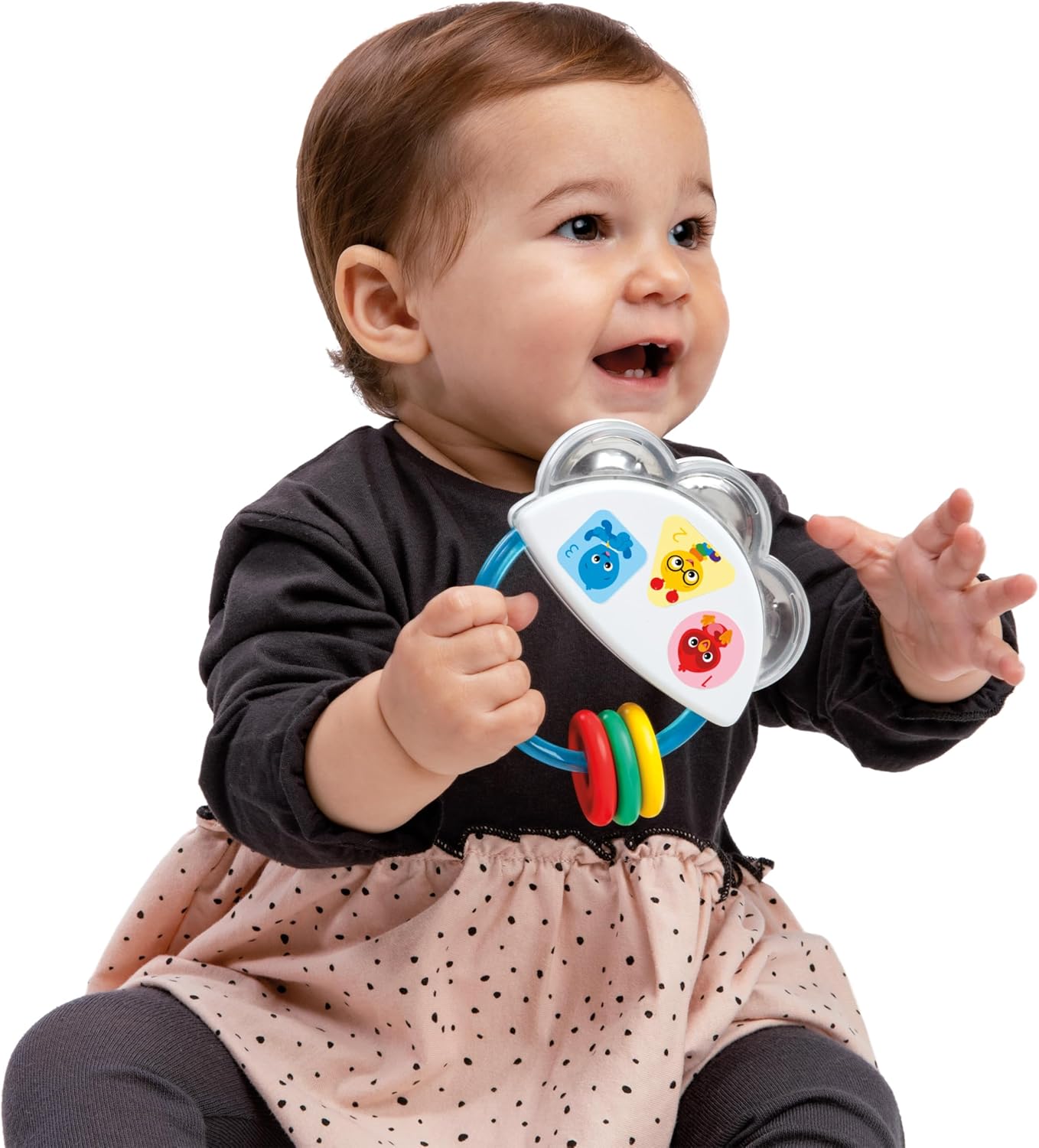 Baby Einstein Tiny Tambourine Musical Toy & Rattle