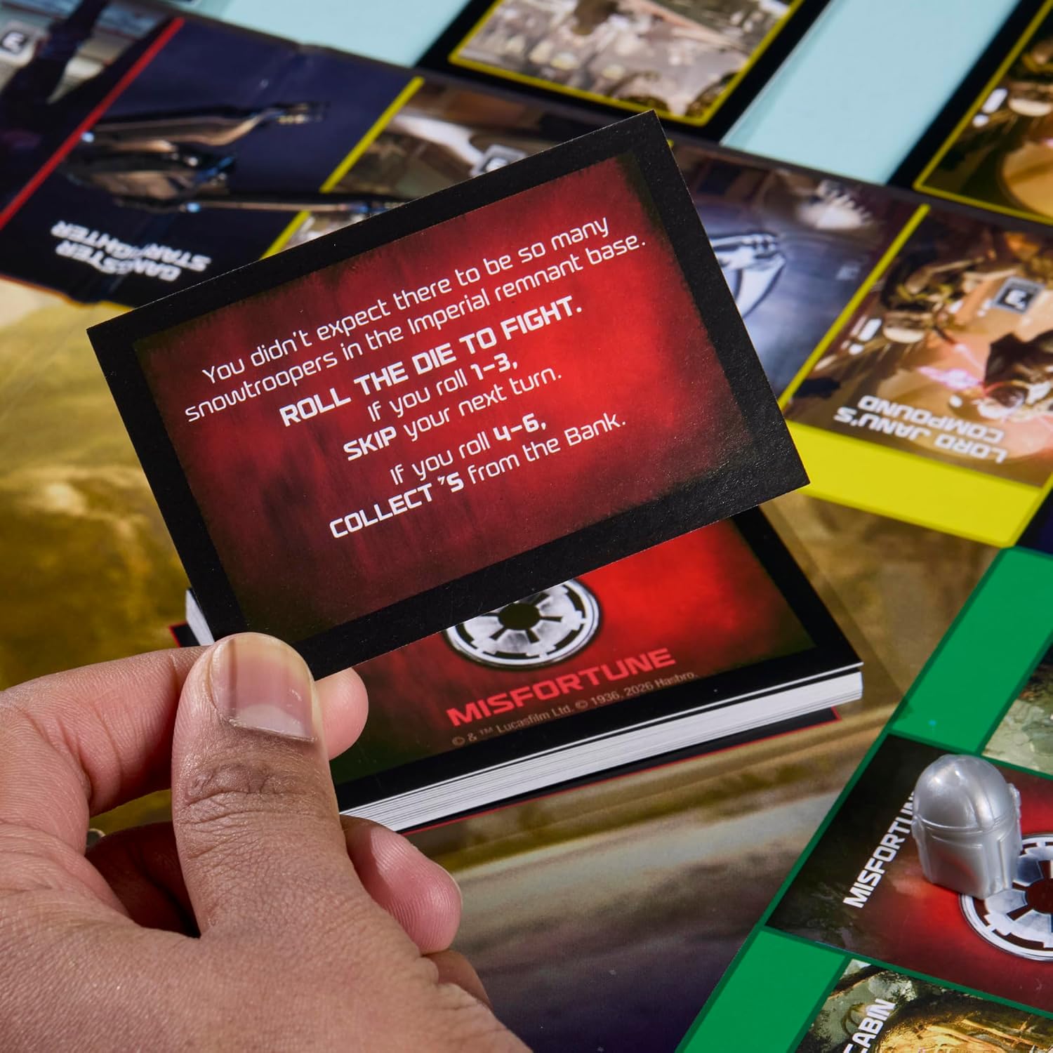 Monopoly Star Wars The Mandalorian & Grogu Edition – Location-Exploring Board Game (Ages 8+, 2–6 Players)