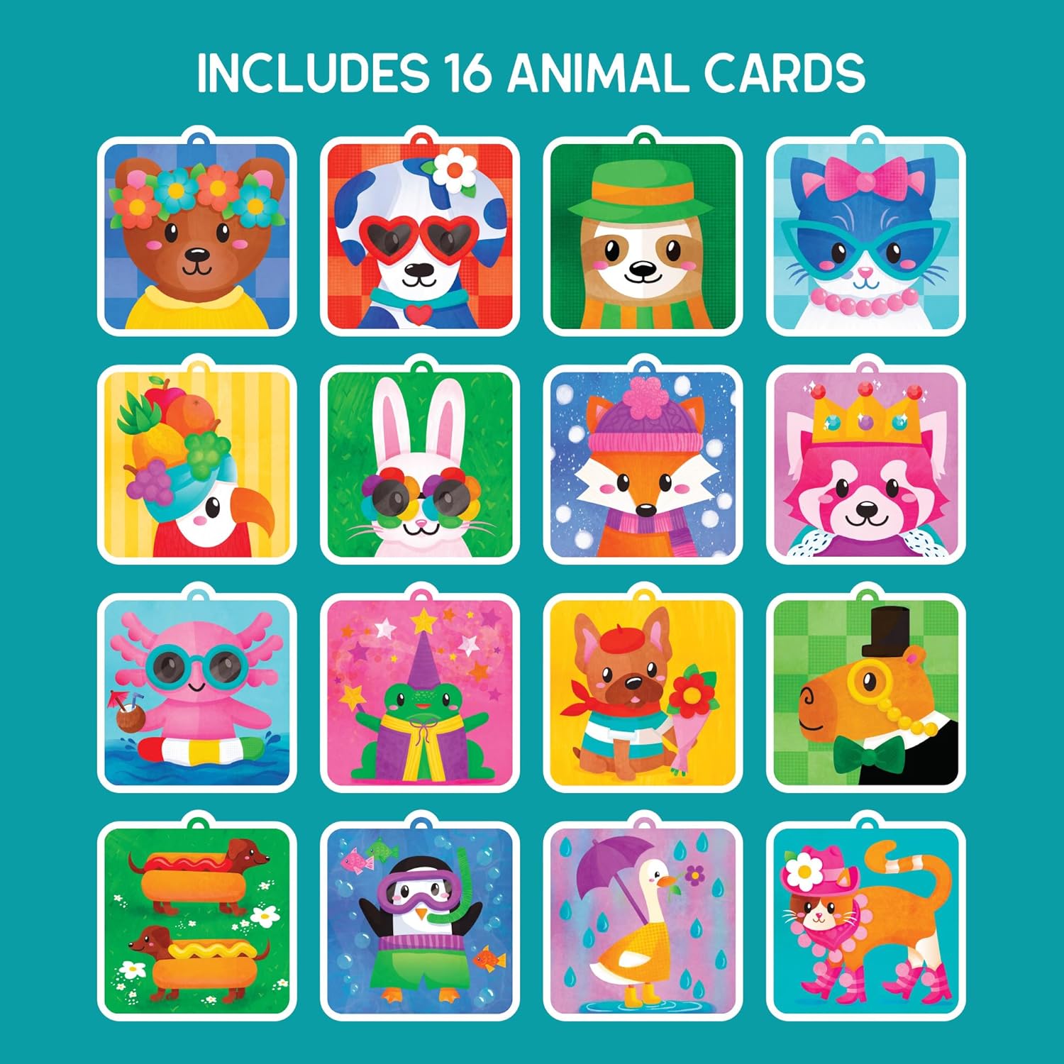 Educational Insights Pom Pom Kit: Animal Dress Up