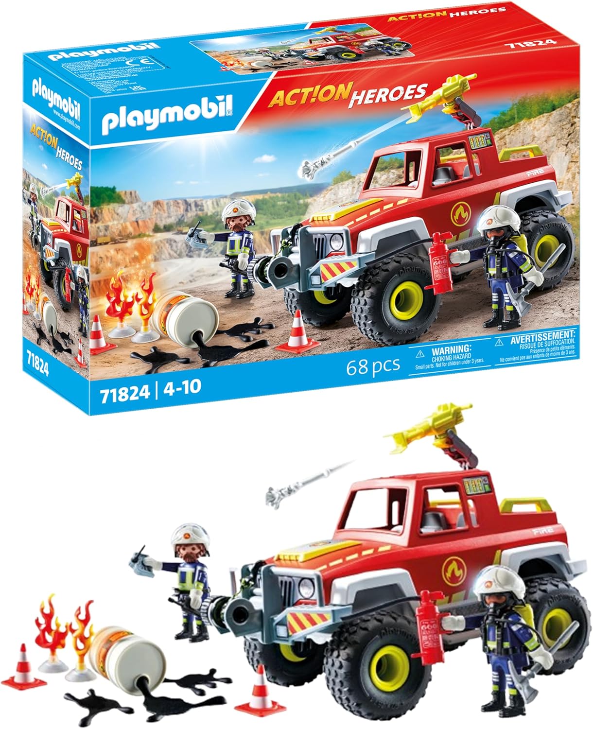 Playmobil Firefighting Truck (71824)