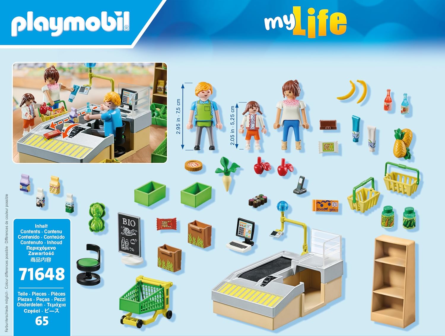Playmobil Organic supermarket (71648) (Slightly Damaged Packaging