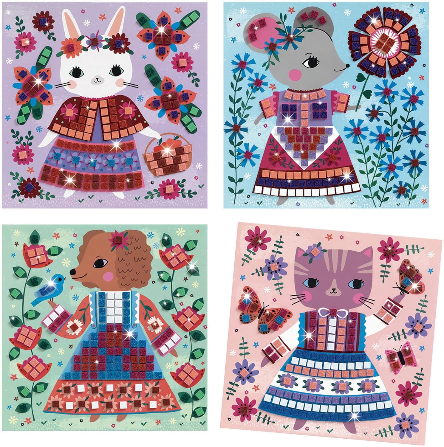 Djeco Mosaic Kit Lovely Pets