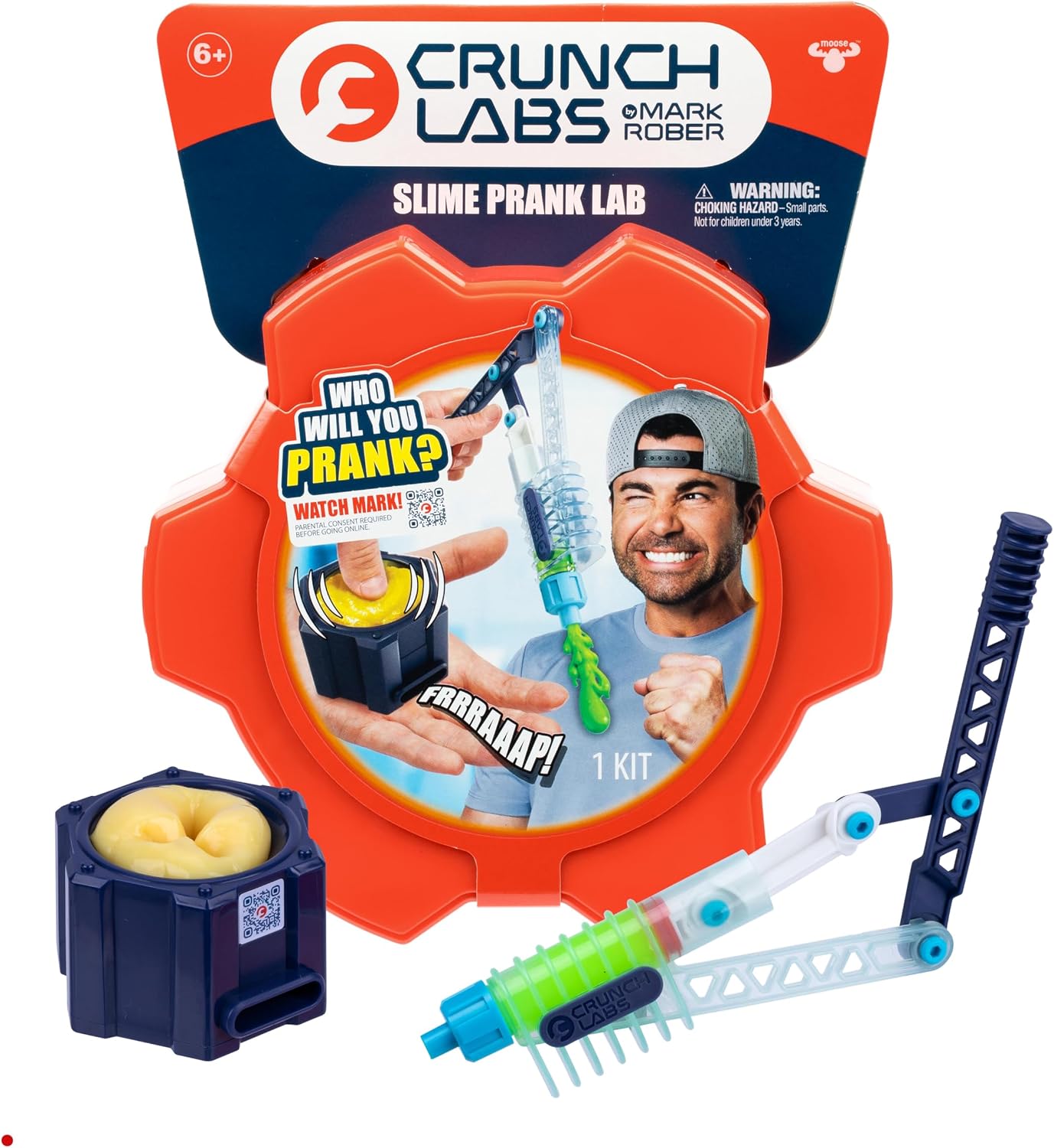 CrunchLabs by Mark Rober Slime Prank Lab – STEM Slime Kit with Fart Speaker & Snot Pump (Ages 6+)