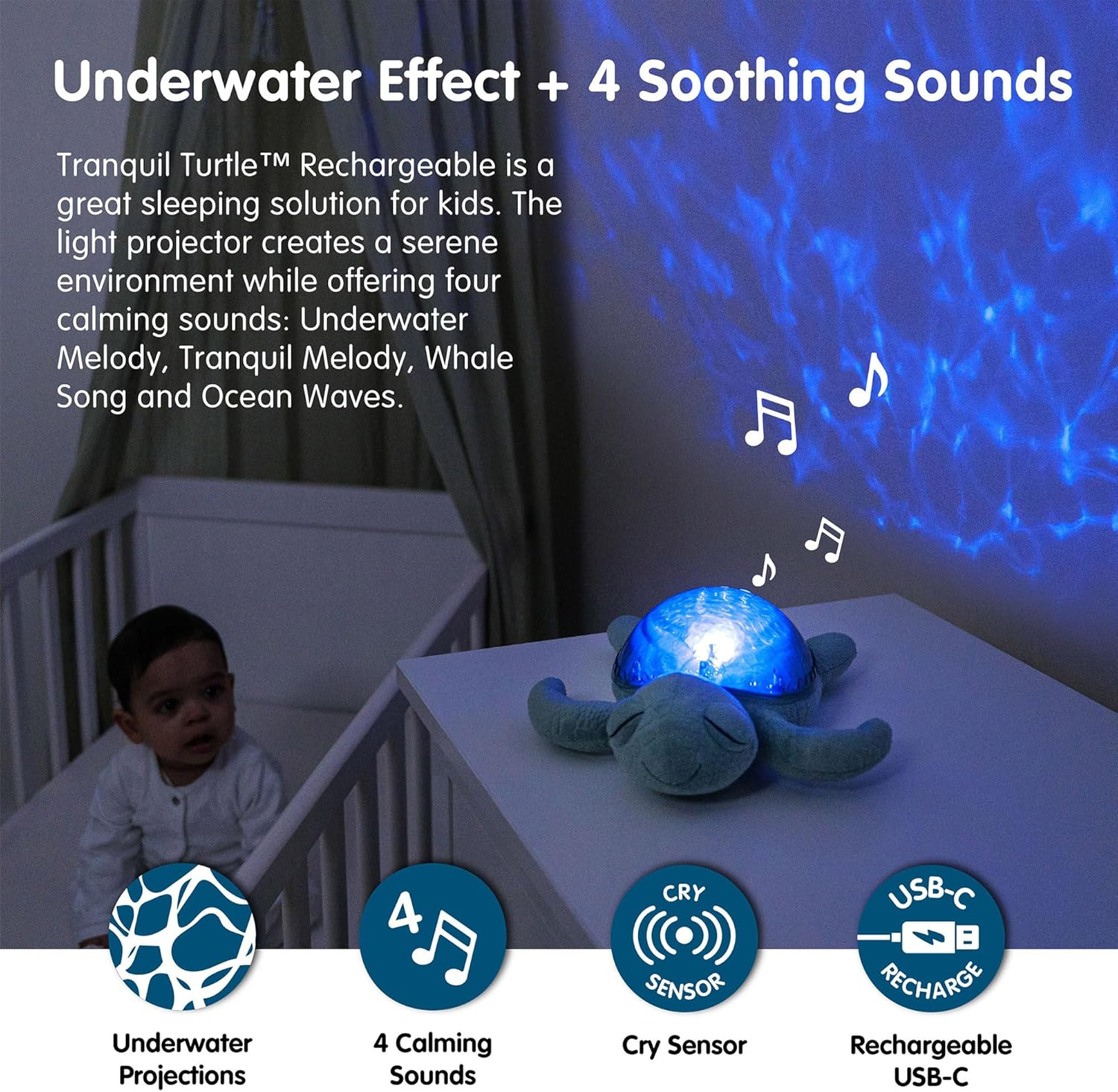 Tranquil Turtle™ Rechargeable- Green