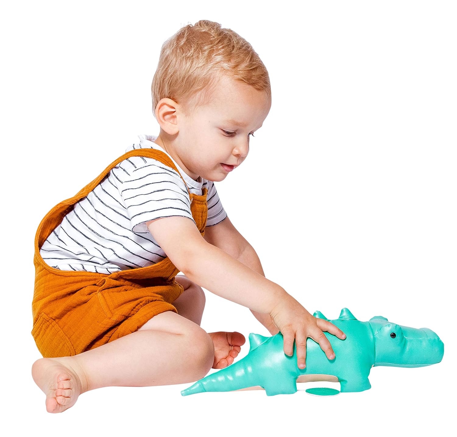 Little Big Friends Achille the Crocodile – Soft Musical Animal Toy with 3 Melodies (Ages 0+)