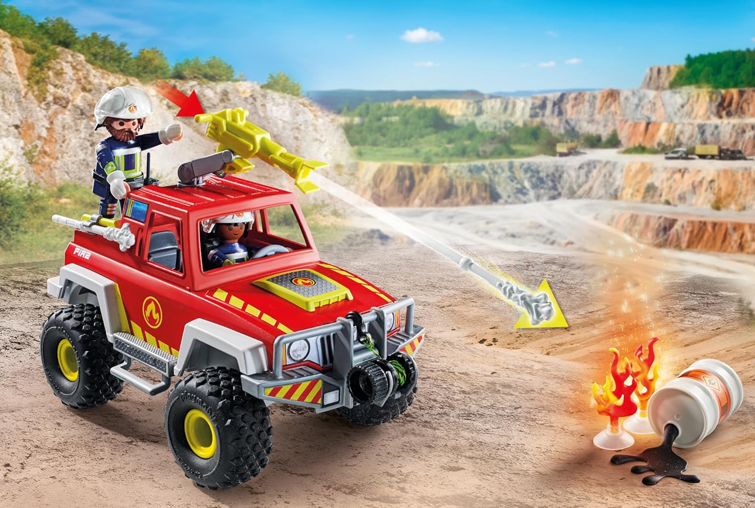 Playmobil Firefighting Truck (71824)