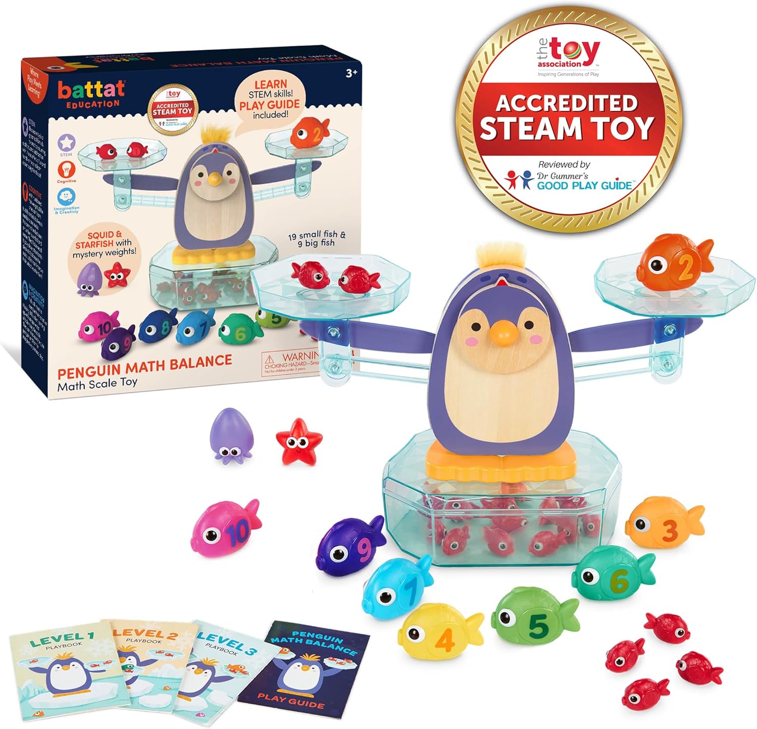 Battat Penguin Math Balance Scale