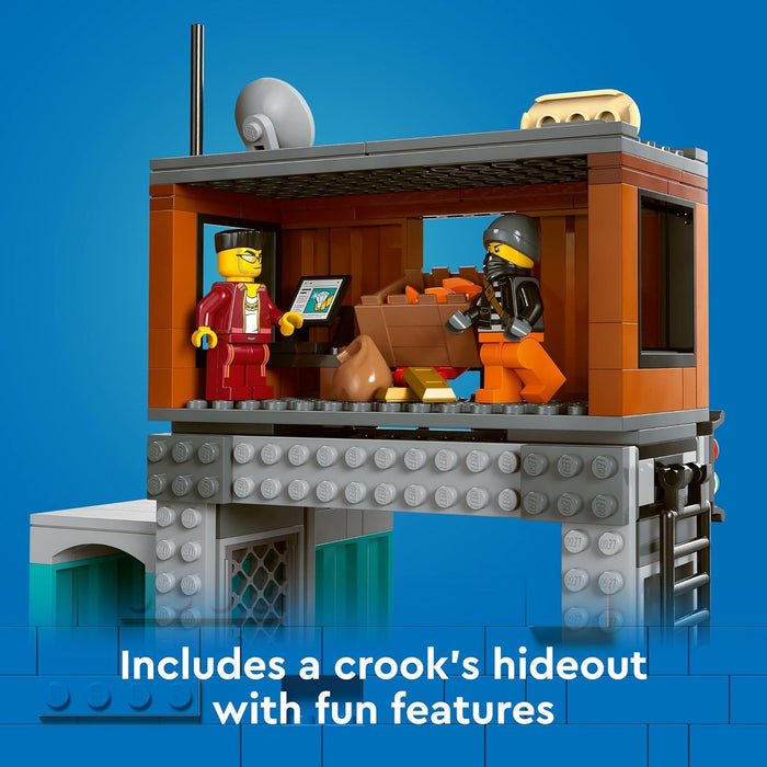Lego Police Speedboat and Crooks' Hideout (60417)