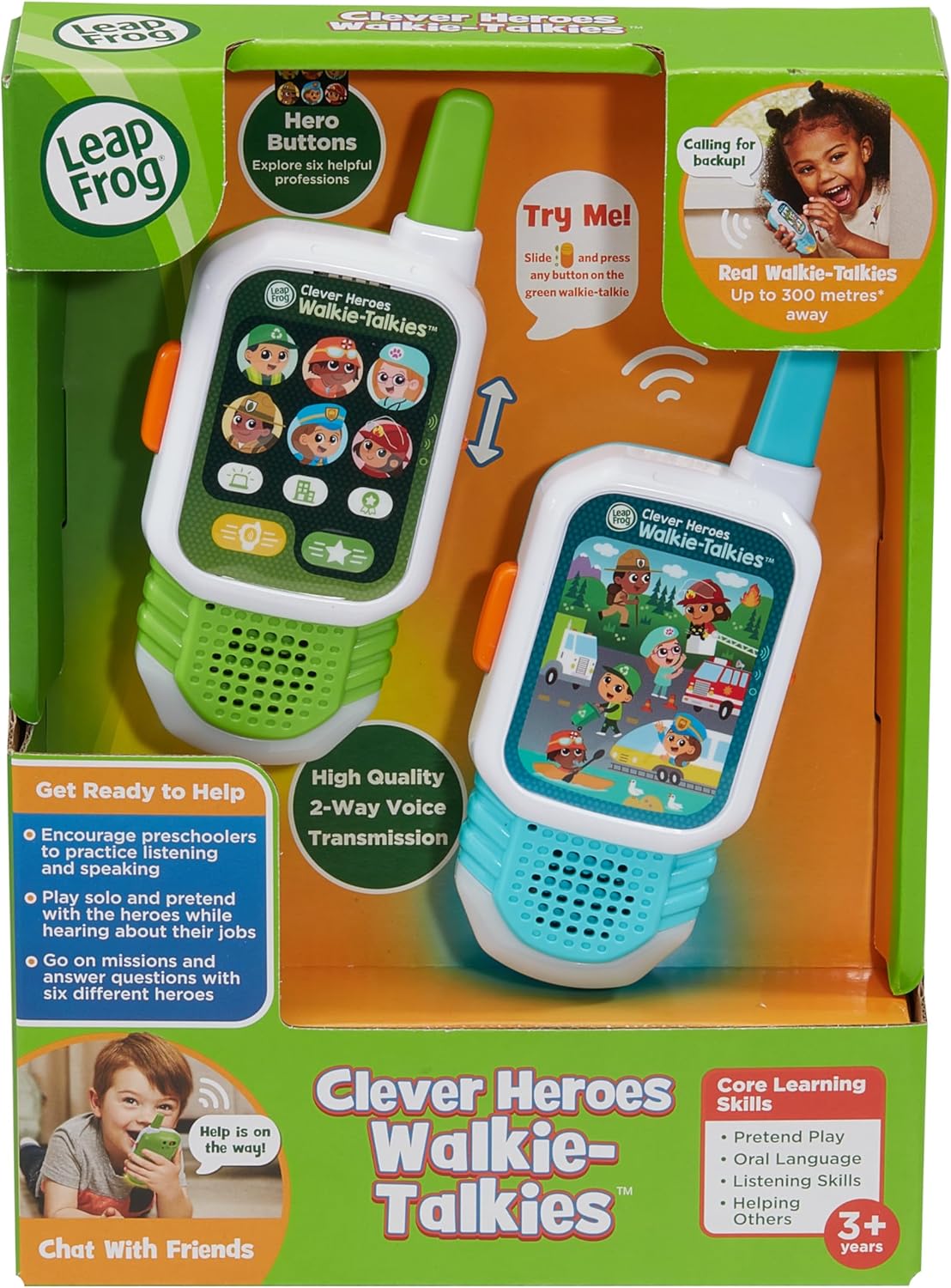 LeapFrog® Clever Heroes Walkie-Talkies™