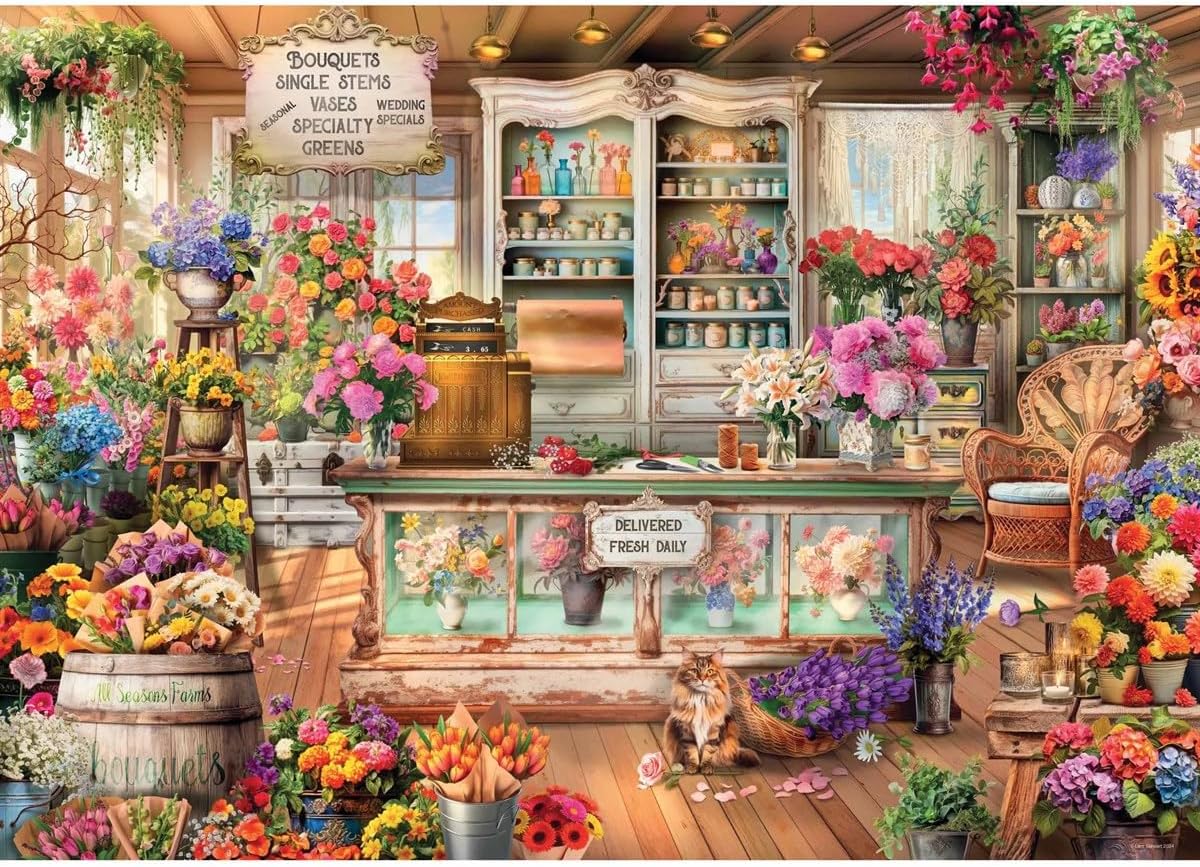 Ravensburger All Seasons Flower Shop (1000 pieces)