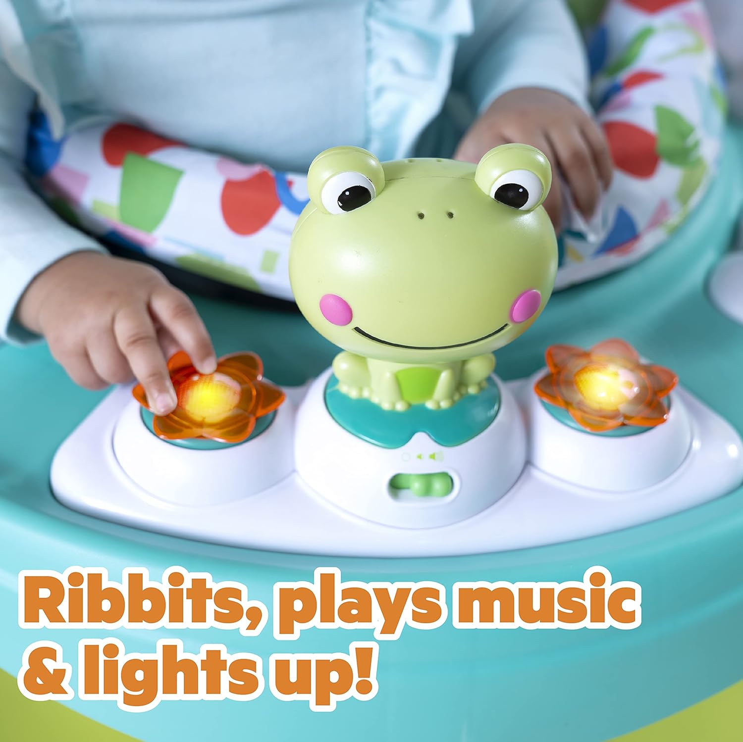Bright Starts Bounce Bounce Baby 2-in-1 Activity Jumper & Table - Playful Pond