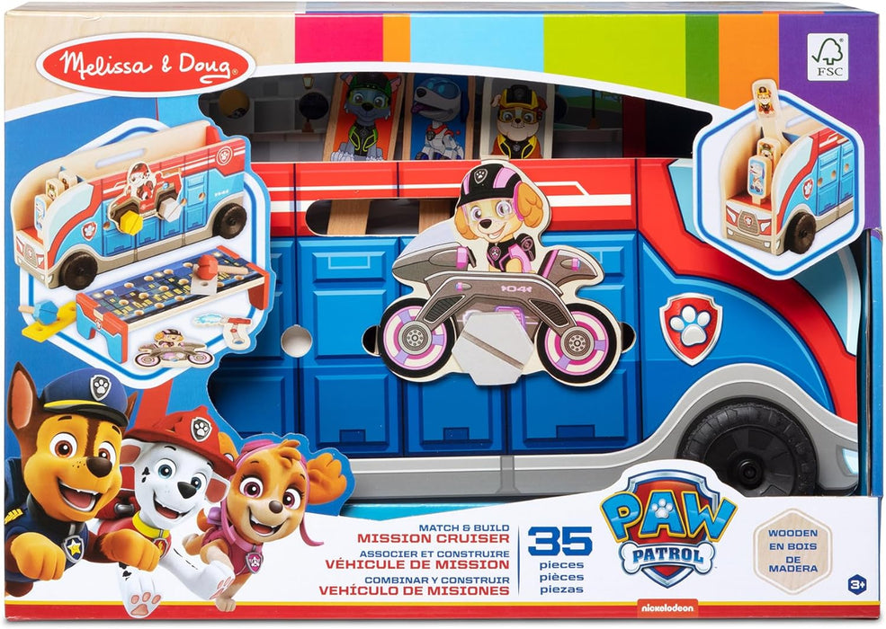 Melissa & Doug PAW Patrol Match & Build Mission Cruiser