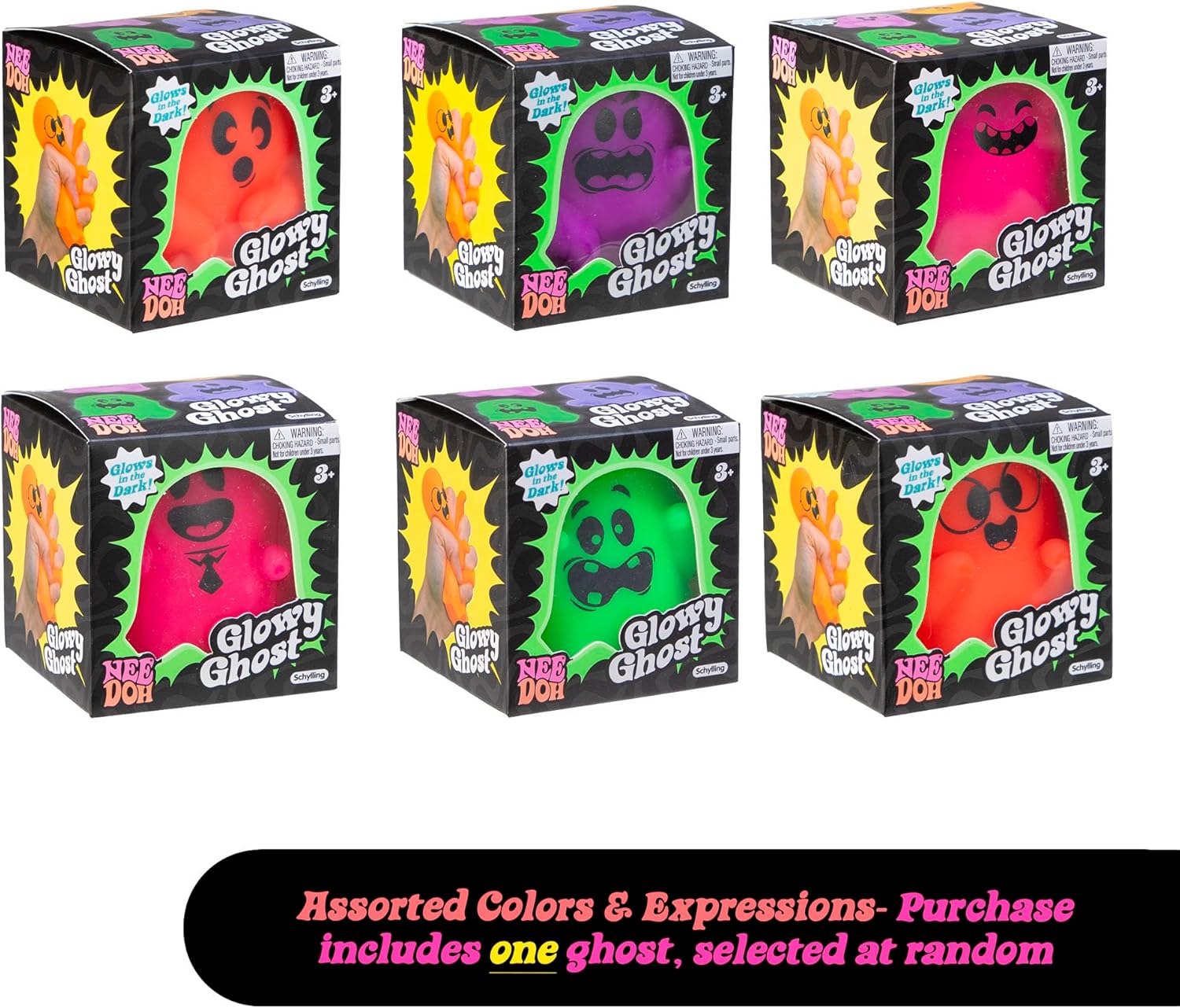 NeeDoh Glowy Ghost