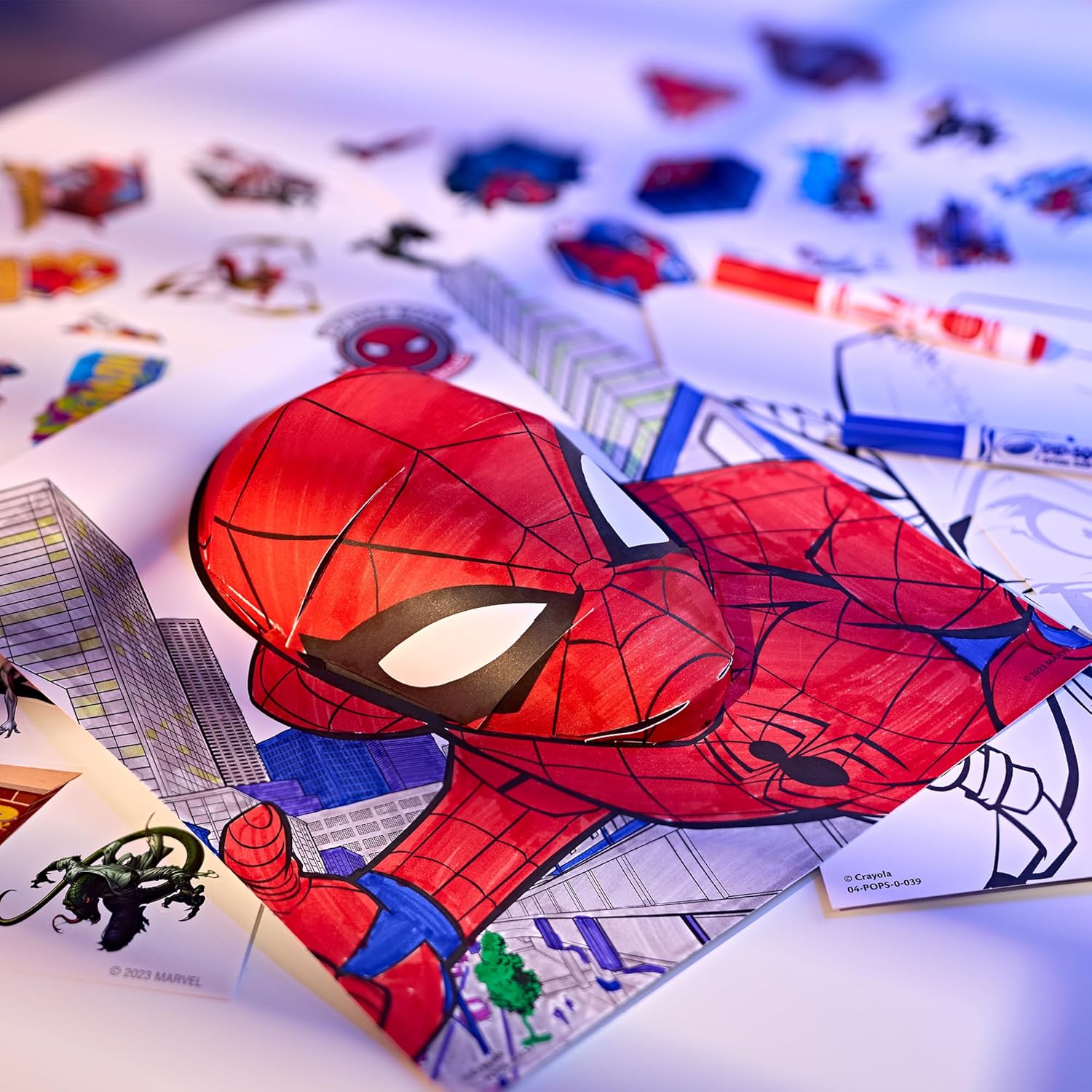 Crayola Pops 3D Activity Set - Spiderman
