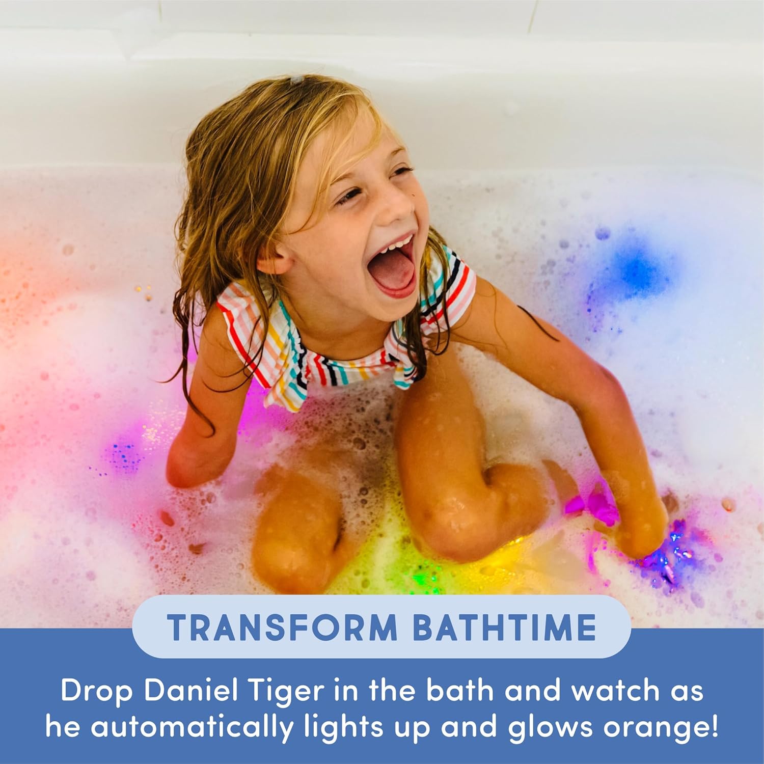 Glo Pals Water Activated Bath Toy - Daniel Tiger