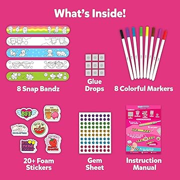 Skillmatics Snap Bandz: Friendship Bands – DIY Wearable Snap Bracelet Kit