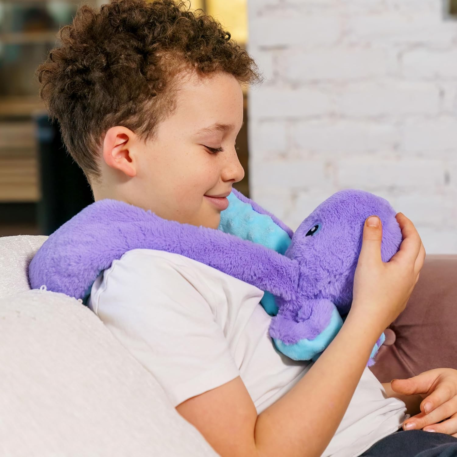 Hugimals Indigo the Octopus – Weighted Stuffed Animal(Ages 2+)