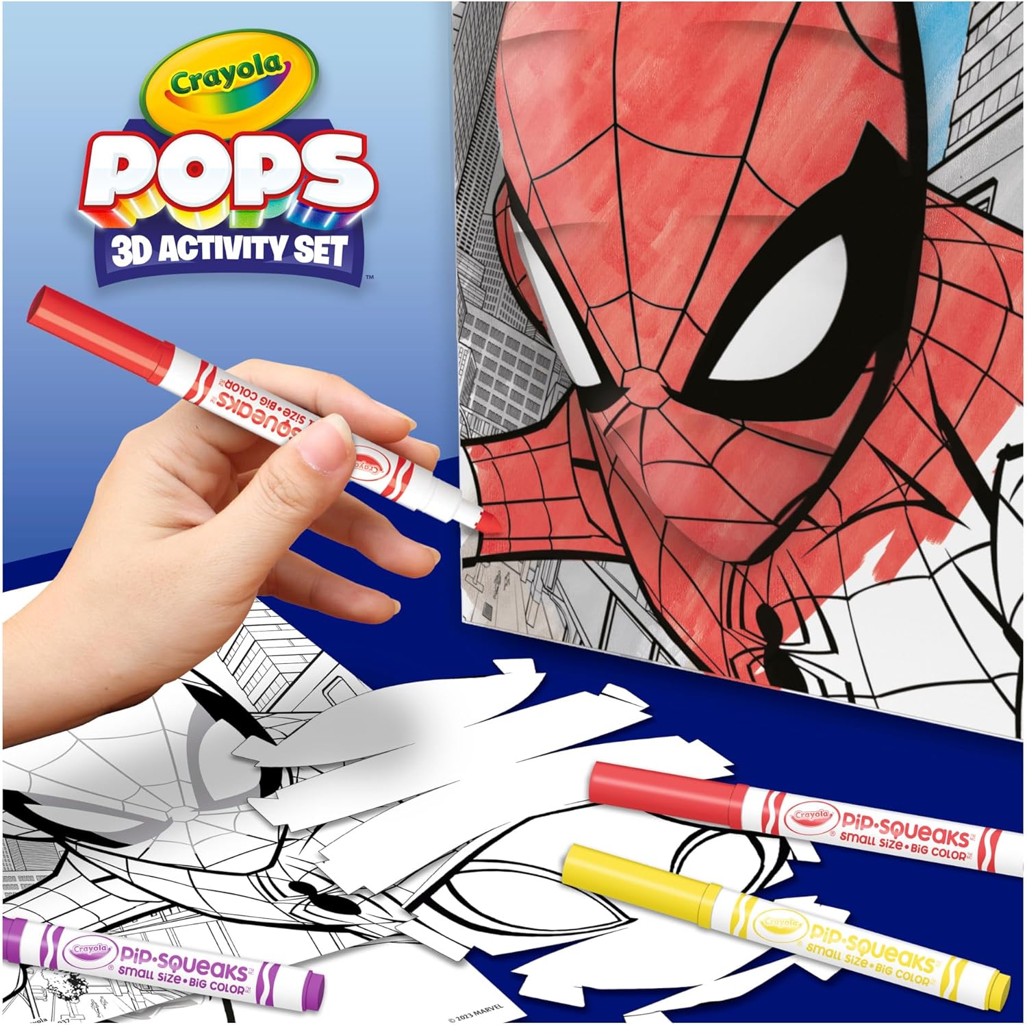 Crayola Pops 3D Activity Set - Spiderman