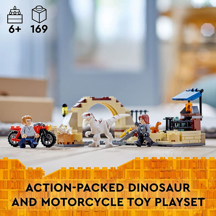 Lego Jurrasic World Atrociraptor Dinosaur: Bike Chase (76945)